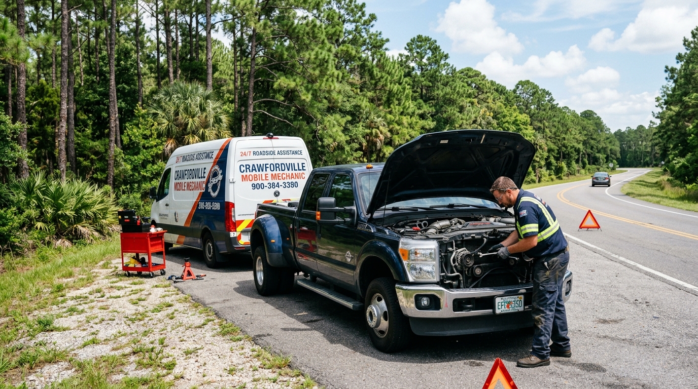 Commercial fleet service truck repair in Tallahassee FL